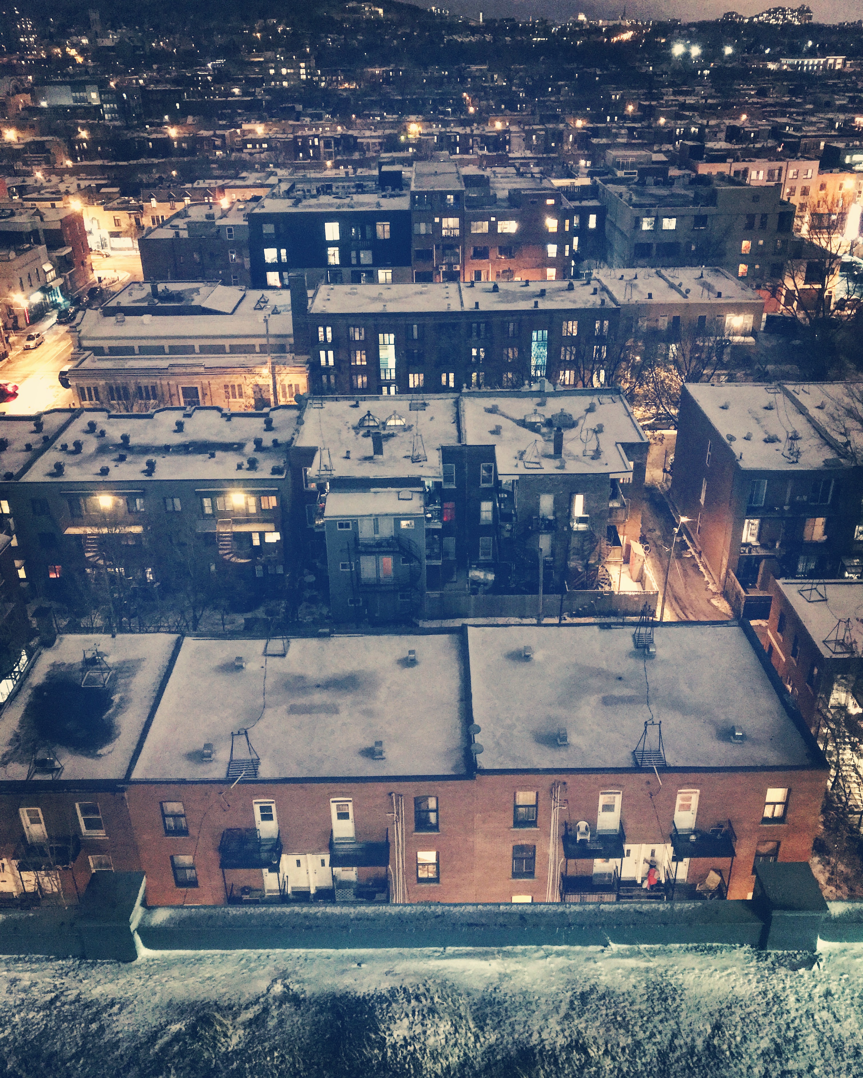 Nuit à cinq heures pm - novembre 2017